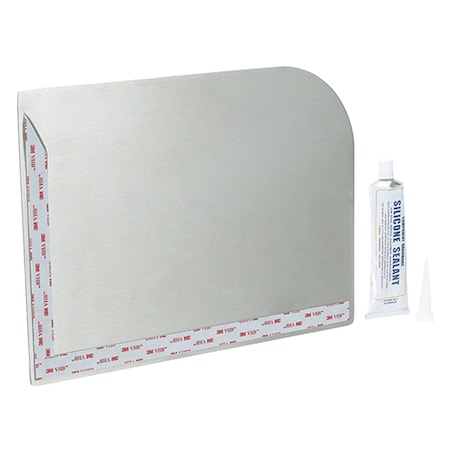 Allpoints Splash Guard - Sink, (Rh, S/S, Kit) 1171473